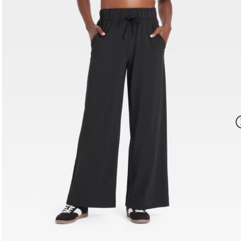 all in motion Wide Leg Pull-On Pants in Black